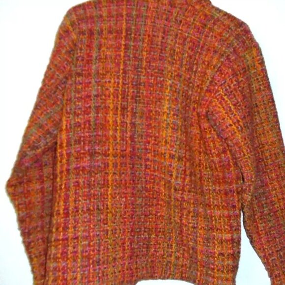 Invisible World Jacket -  Juneau Alaska  -  Art to Wear  Handmade Large - Picture 5 of 7